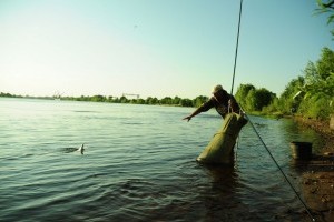 Как в начале лета ловить в проводку на большой реке