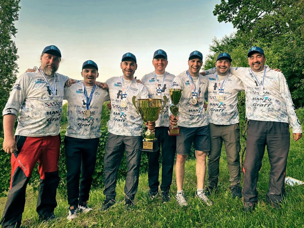 Команда Fishmaster Feeder Team - серебро Кубка России 2023 по фидеру